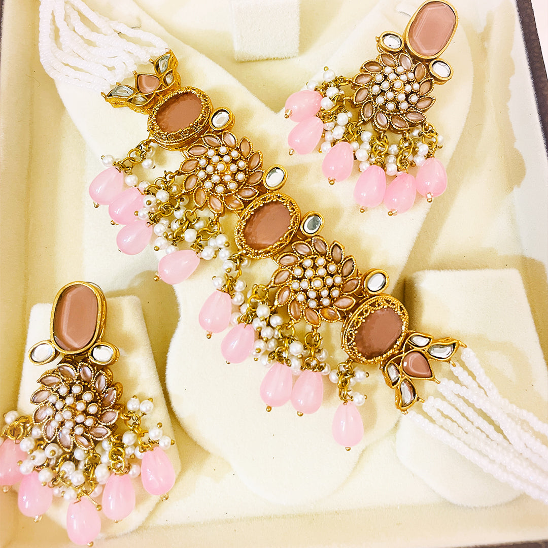 Zeenat Handmade Kundan Choker Set
