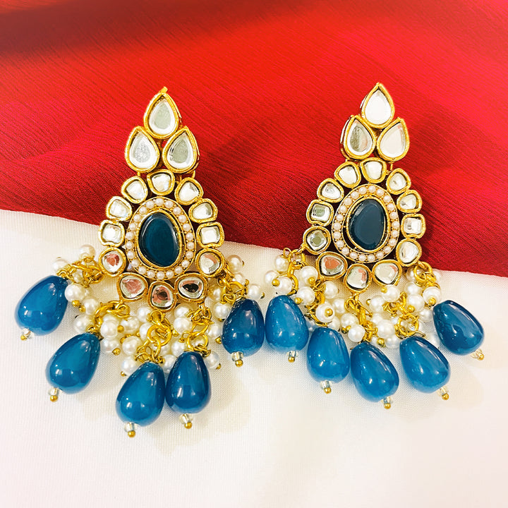 Kundan Gold-Plated Natasha Earrings