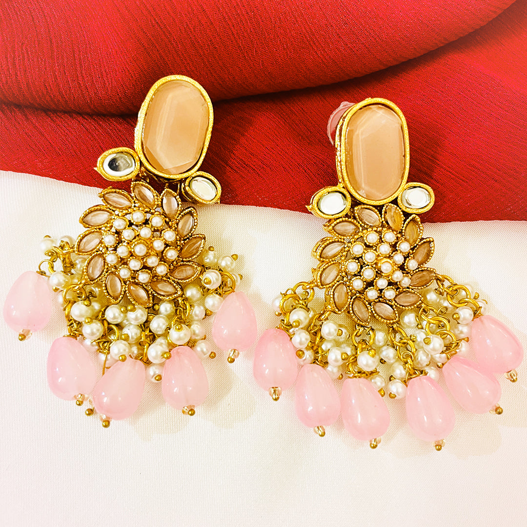 Kundan Gold-Plated Emaan Earrings