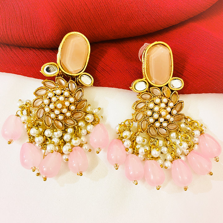 Kundan Gold-Plated Emaan Earrings