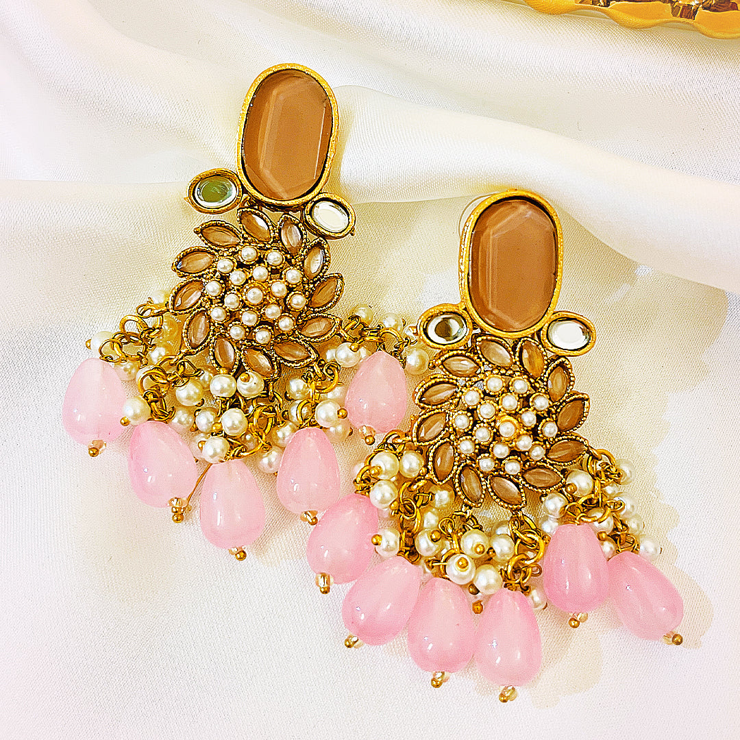 Kundan Gold-Plated Emaan Earrings