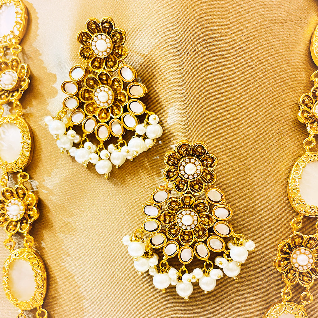 Gulchehra Handmade Kundan Necklace Set