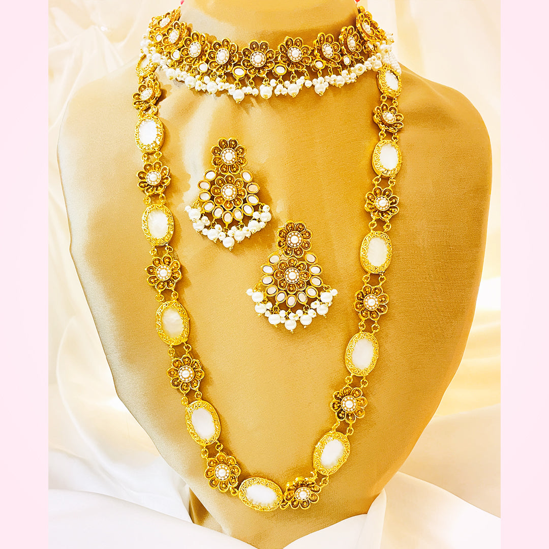 Gulchehra Handmade Kundan Necklace Set