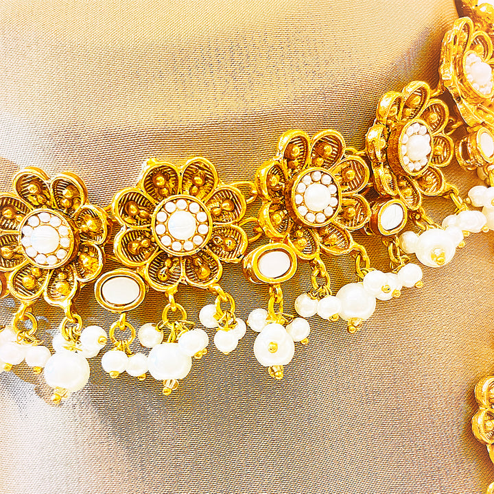 Gulchehra Handmade Kundan Necklace Set