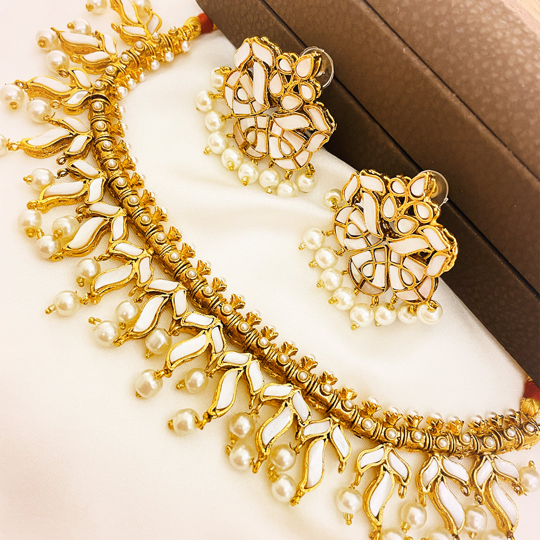 Mehar Handmade Kundan Necklace Set