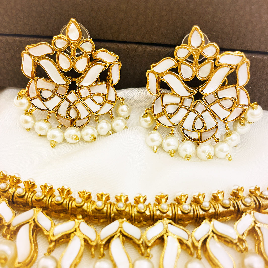 Mehar Handmade Kundan Necklace Set