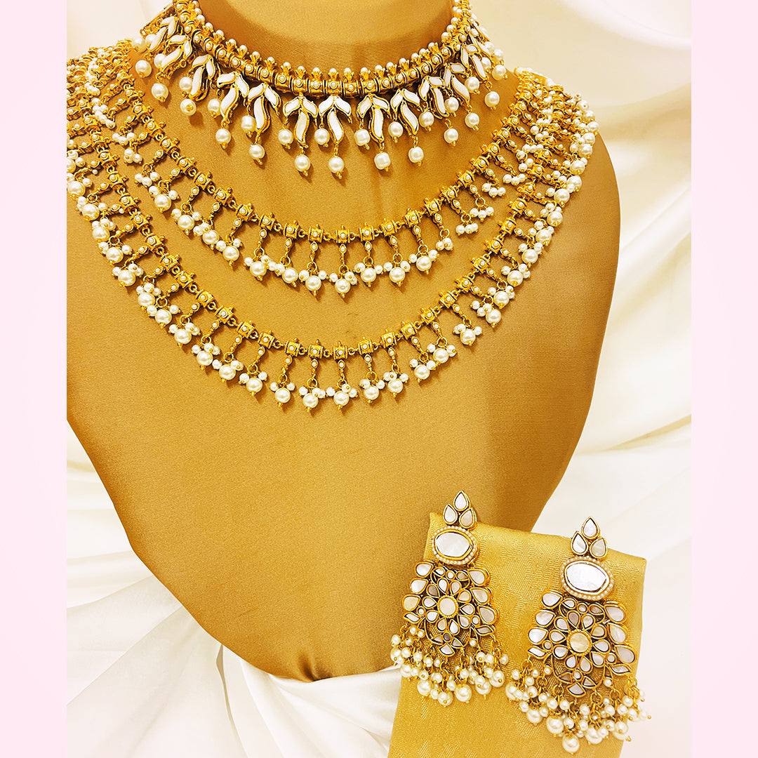 Mehar Handmade Kundan Necklace Set