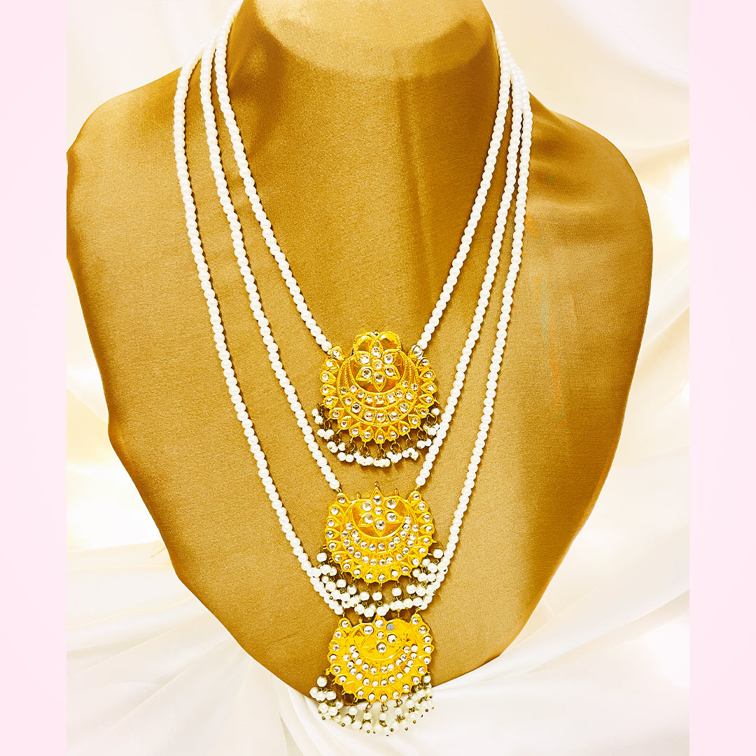 Gulshanara Made To Order Triple Pendant Mala