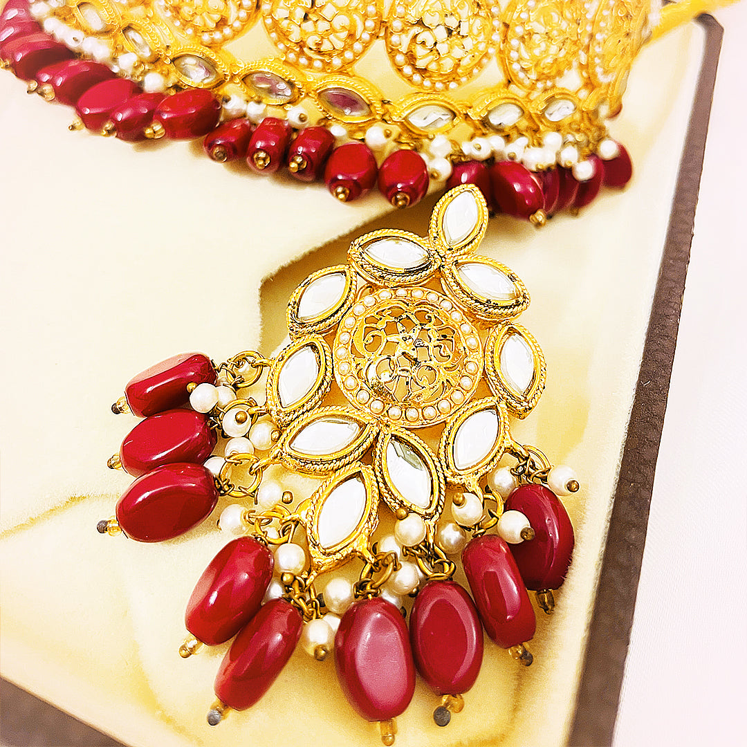 Roshanara Handmade Choker Kundan Set