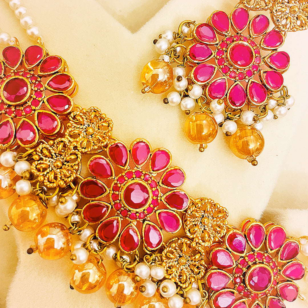 Zarnigar Handmade Choker Kundan Set