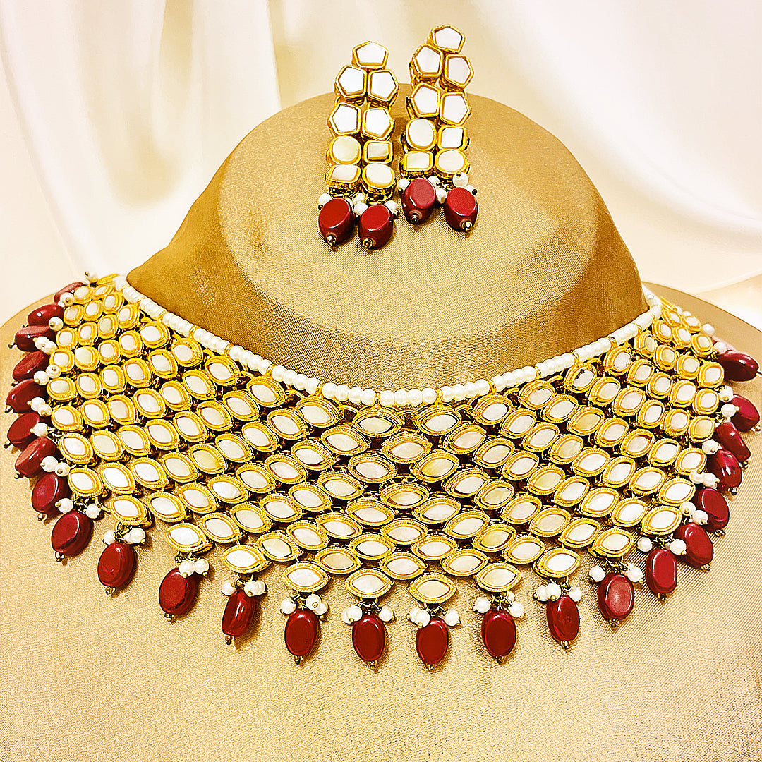 Simarah Handmade Kundan Choker Set