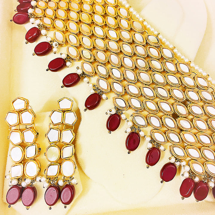 Simarah Handmade Kundan Choker Set