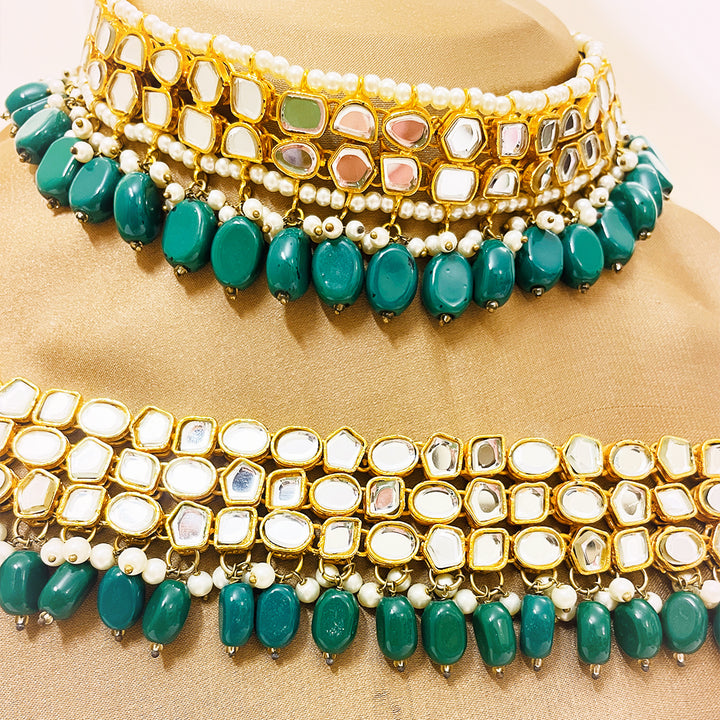 Harneesa Handmade Kundan Choker Set