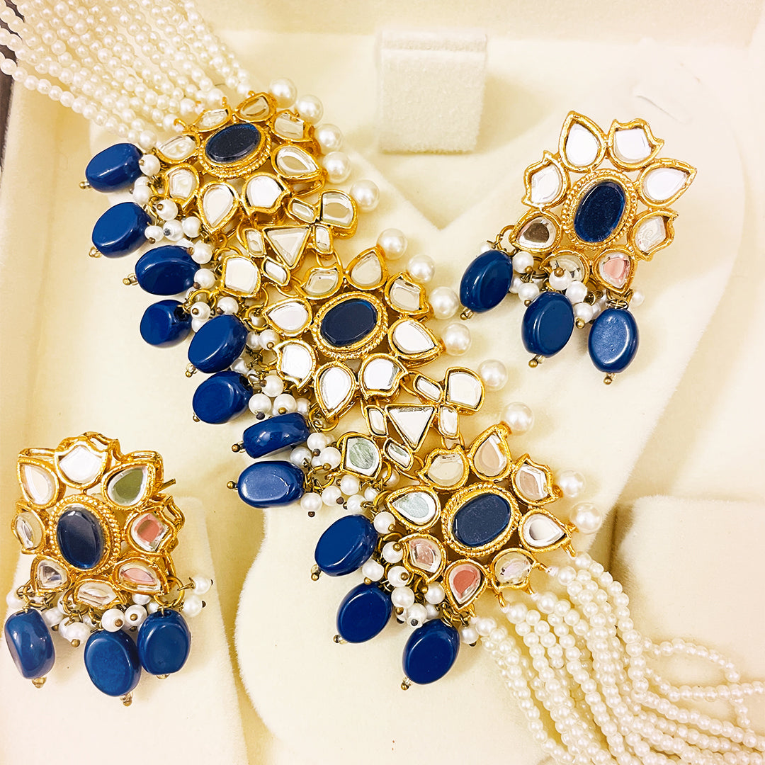Zaybunnisa Handmade Kundan Choker Set