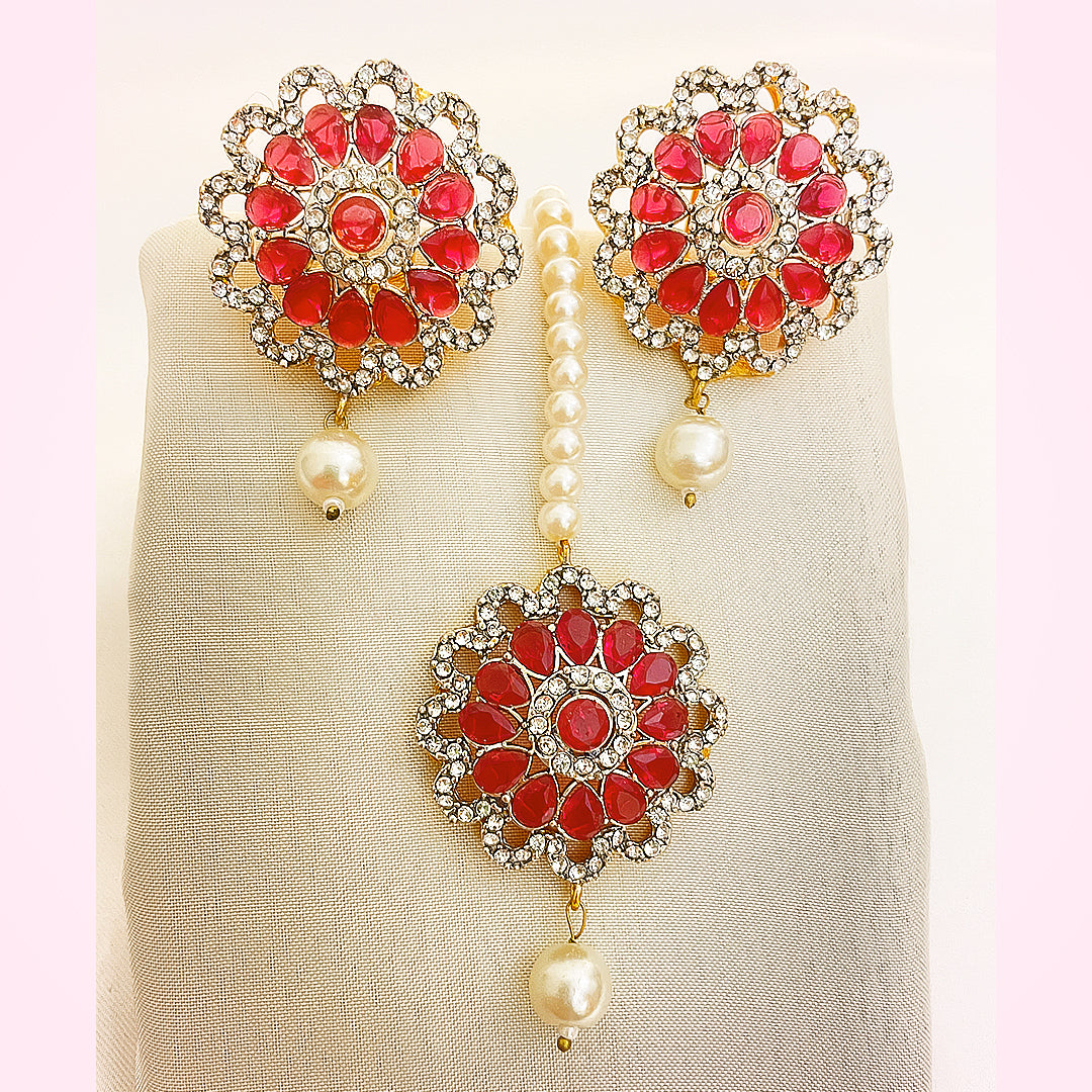Seraphina 4-Piece Pearl CZ Choker Set