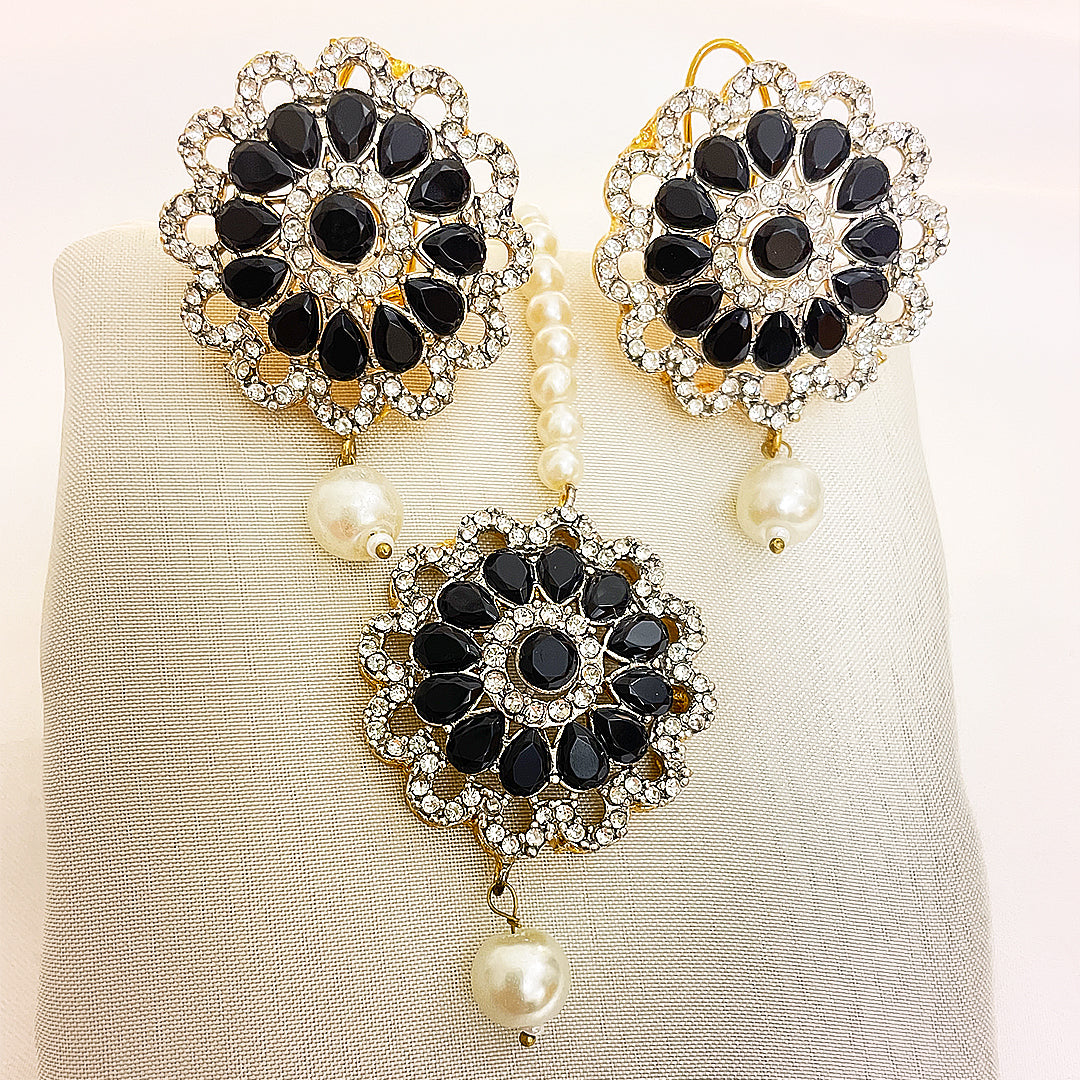 Seraphina 4-Piece Pearl CZ Choker Set