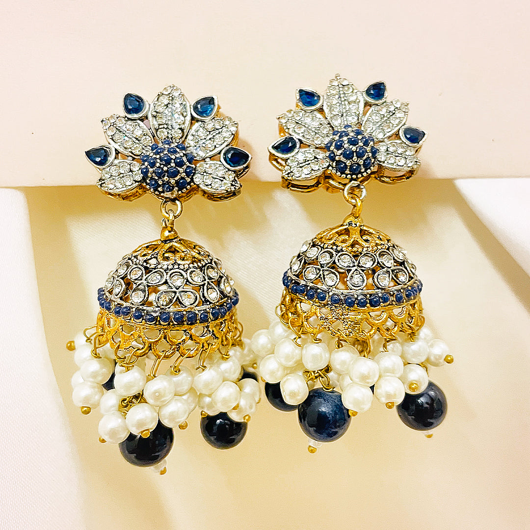 Sitara 4-Piece Floral Pearl CZ Choker Set