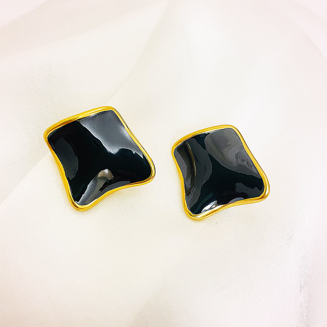 Cressida Stainless Steel Earing – 18K Gold Plated