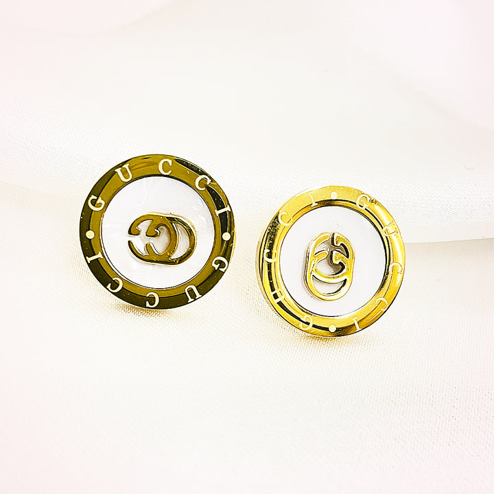Valencia Stainless Steel Studs – 18K Gold Plated
