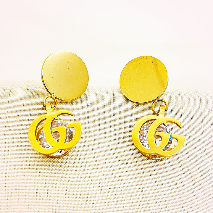 Melisande Stainless Steel Earing – 18K Gold Plated
