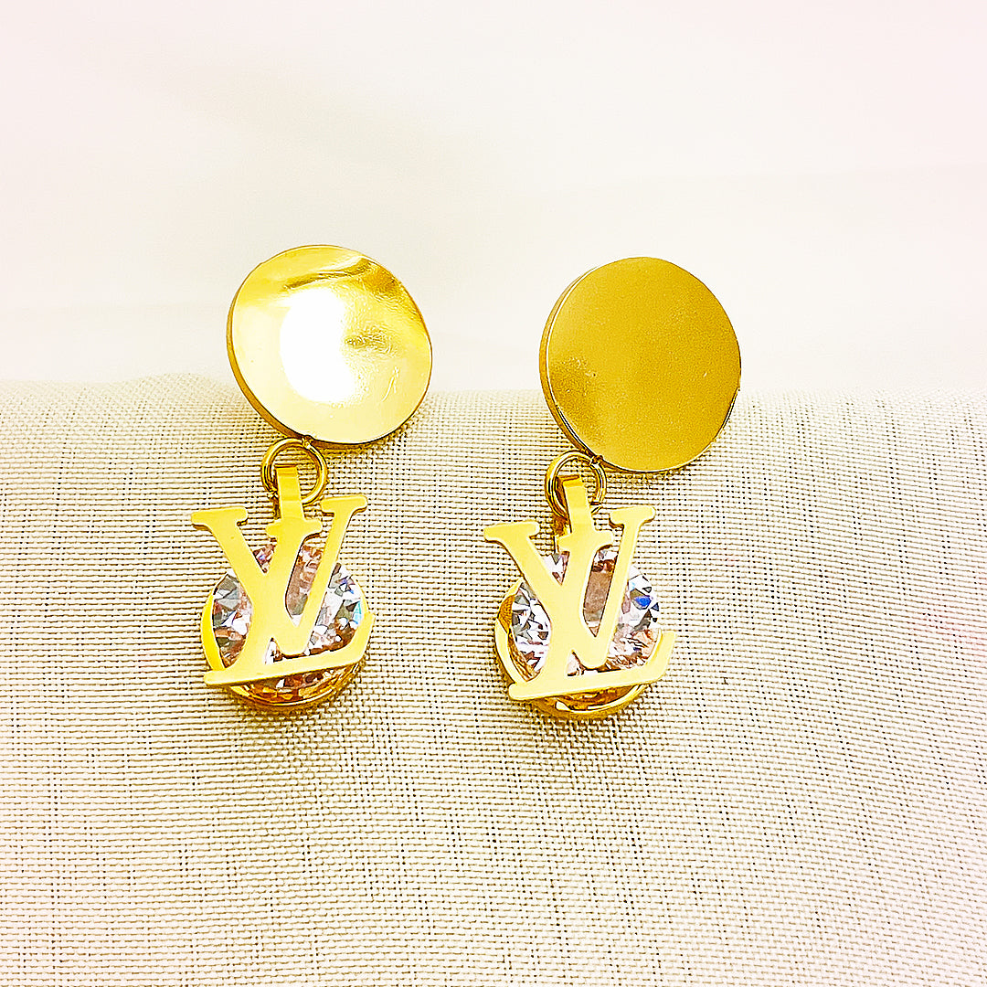 Melisande Stainless Steel Earing – 18K Gold Plated