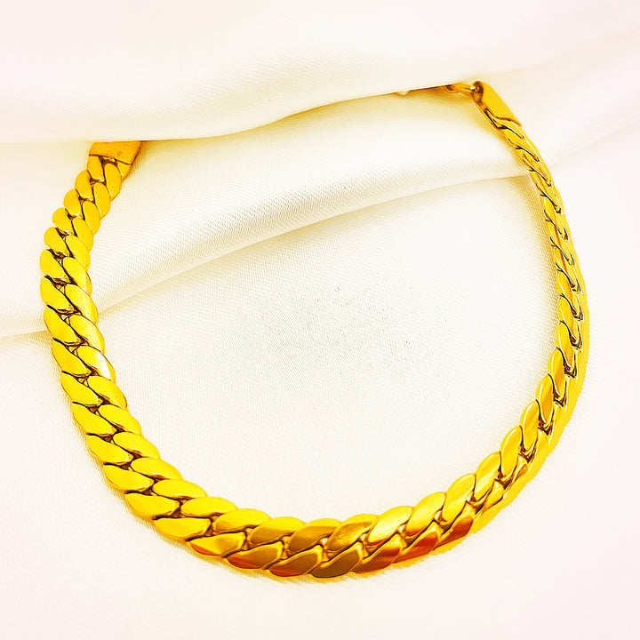 Aurelia Cuban Link Stainless Steel Bracelet – 18K Gold Plated