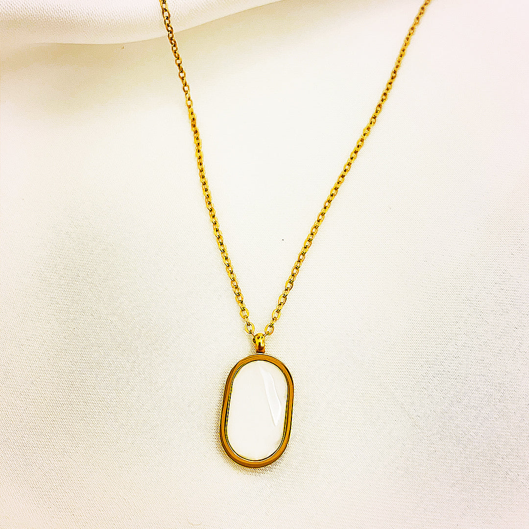 Liora Stainless Steel Necklace – 18K Gold Plated