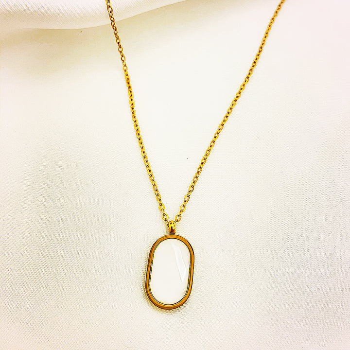Liora Stainless Steel Necklace – 18K Gold Plated