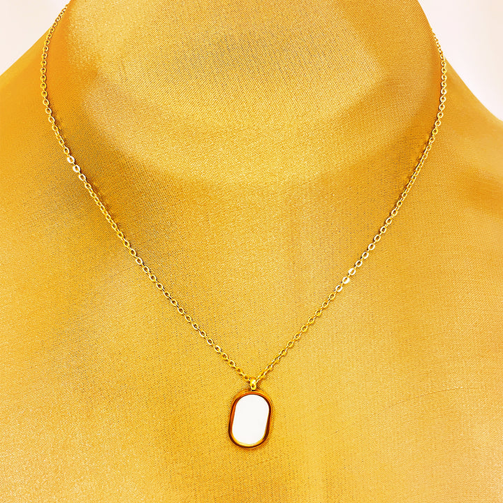Liora Stainless Steel Necklace – 18K Gold Plated