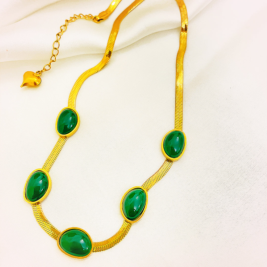 Veralise Stainless Steel Necklace – 18K Gold Plated
