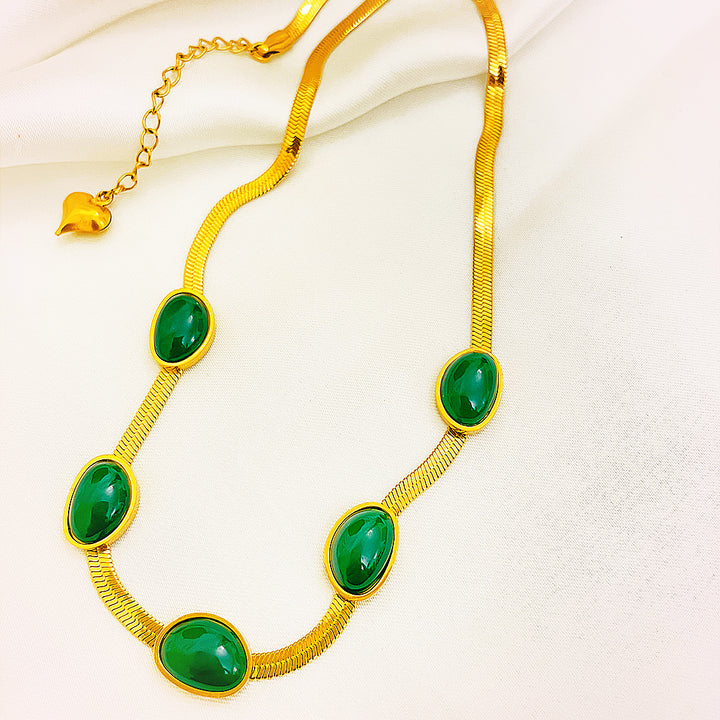 Veralise Stainless Steel Necklace – 18K Gold Plated