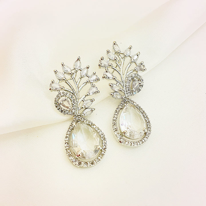 Annelise Teardrop CZ Earrings