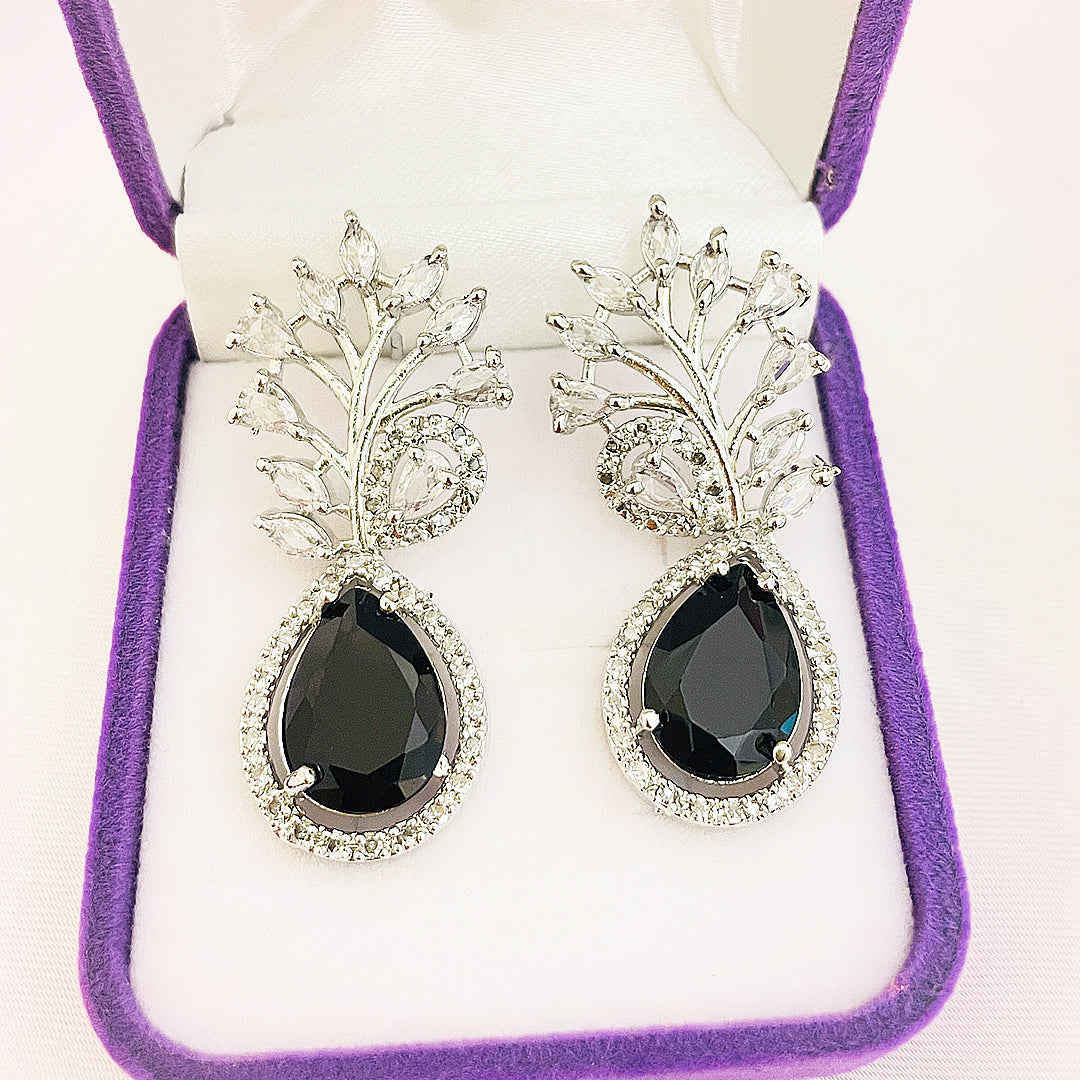 Annelise Teardrop CZ Earrings