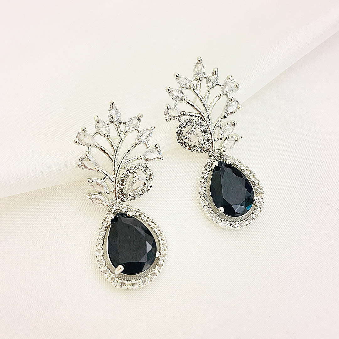 Annelise Teardrop CZ Earrings