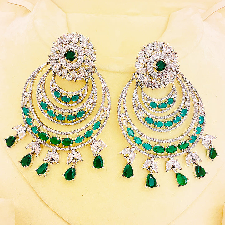 Rosalina CZ Cascade Chandelier AD Earrings