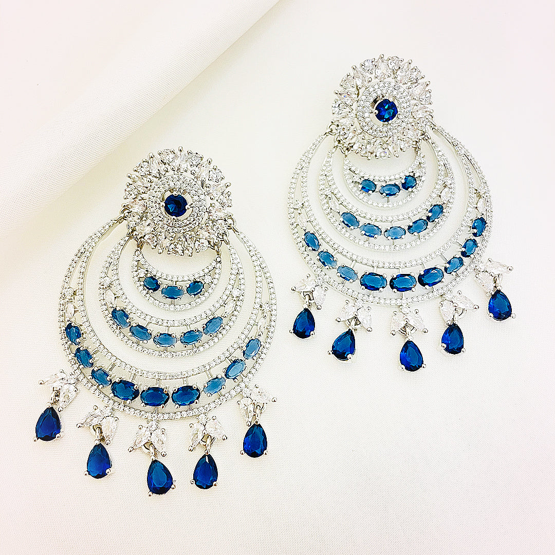 Rosalina CZ Cascade Chandelier AD Earrings