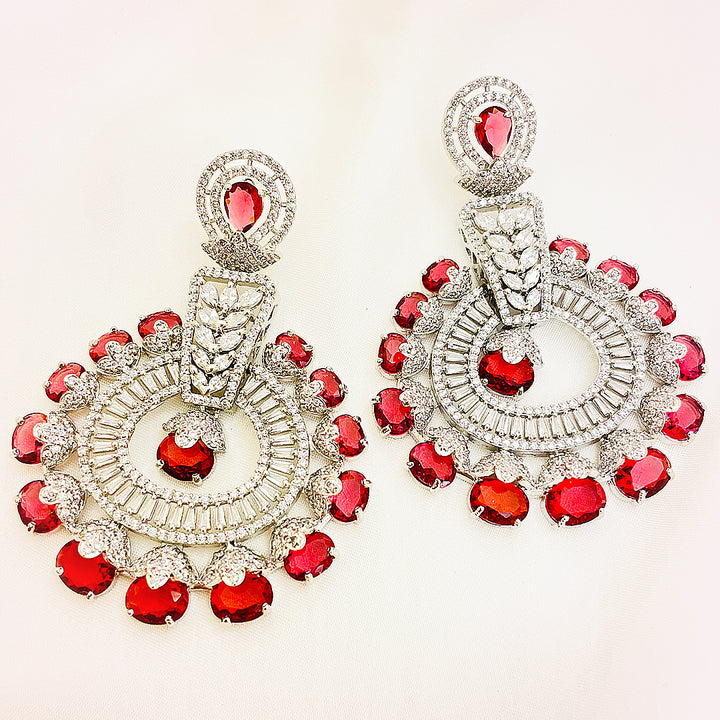 Melisande Regal CZ Chandelier AD Earrings