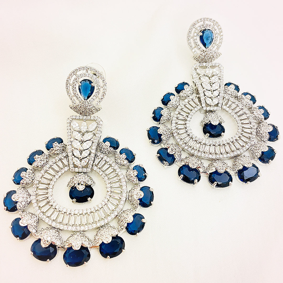 Melisande Regal CZ Chandelier AD Earrings