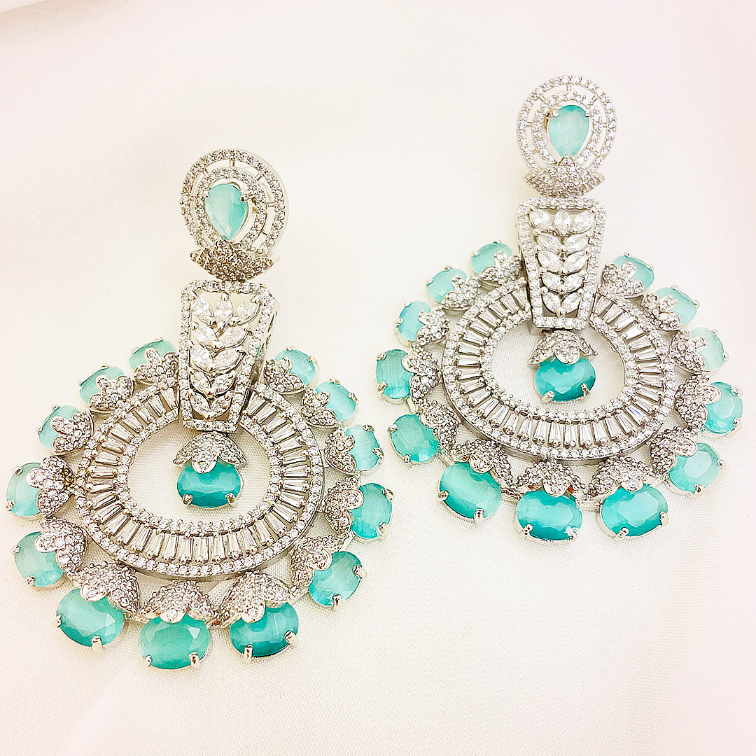 Melisande Regal CZ Chandelier AD Earrings