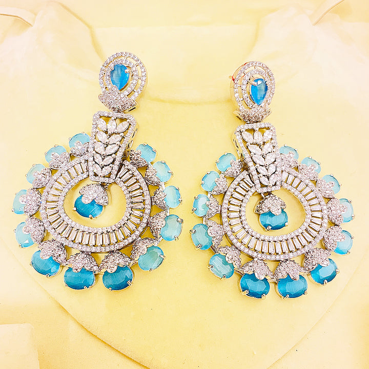 Melisande Regal CZ Chandelier AD Earrings