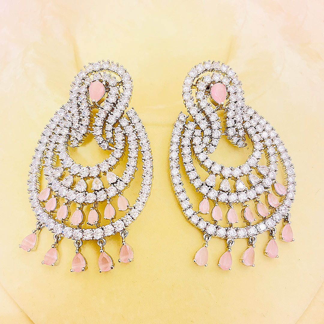Tahlia Radiant Cascade CZ Earrings