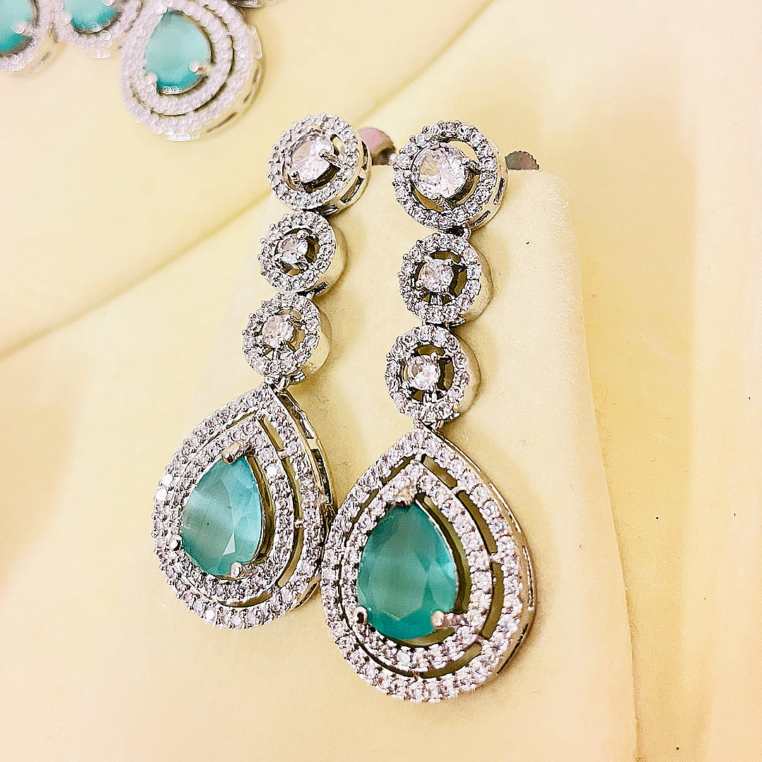 Demi Teardrop Cascade Necklace Set