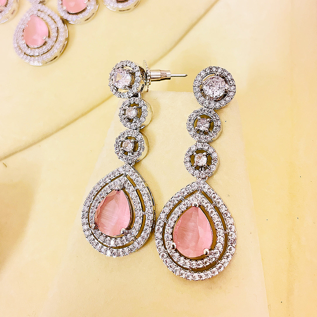 Demi Teardrop Cascade Necklace Set